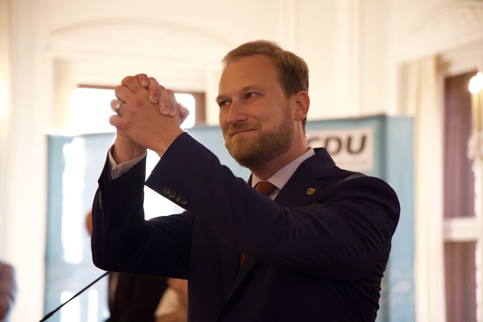 Michael Weickert nach seiner Nominierung zum OB-Kandidaten der CDU Leipzig